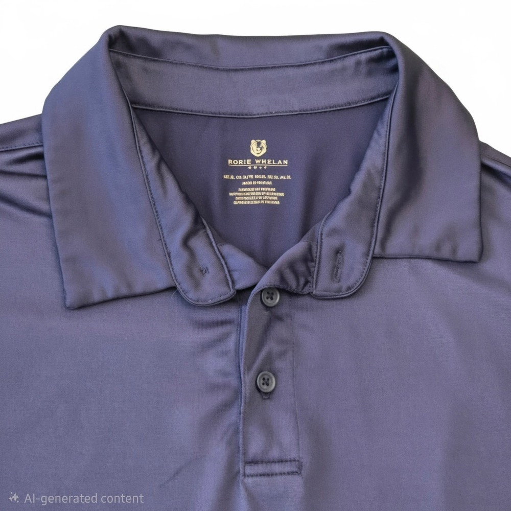 Rorie Whelan Golf Polo Short Sleeve Purple XL